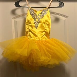 Dance costume - Child Size 8. With Nylon Tulle Bottom